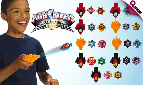 Power Rangers Ninja Steel Star Pack!